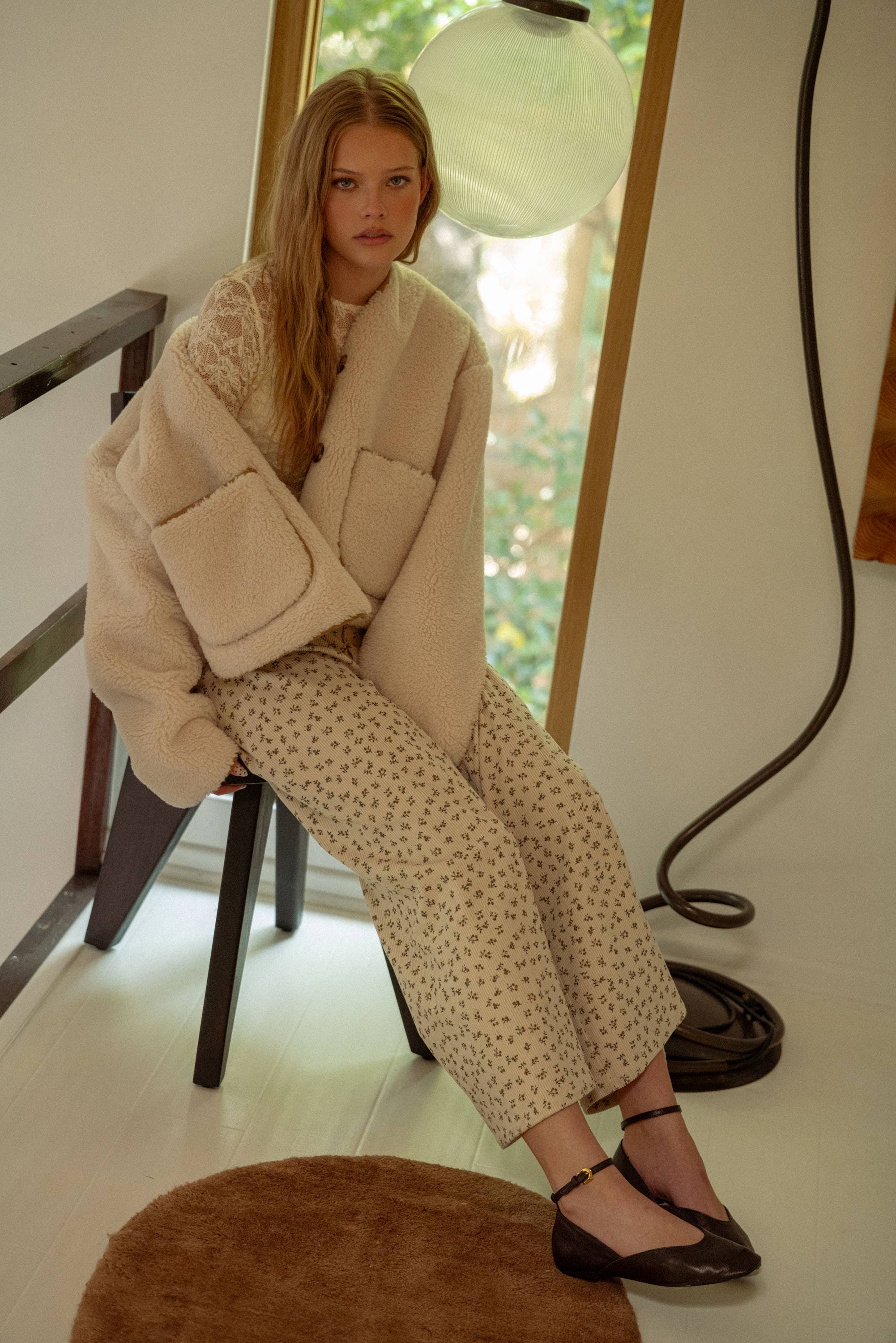 Jamie | Sherpa and Suede Reversible Jacket