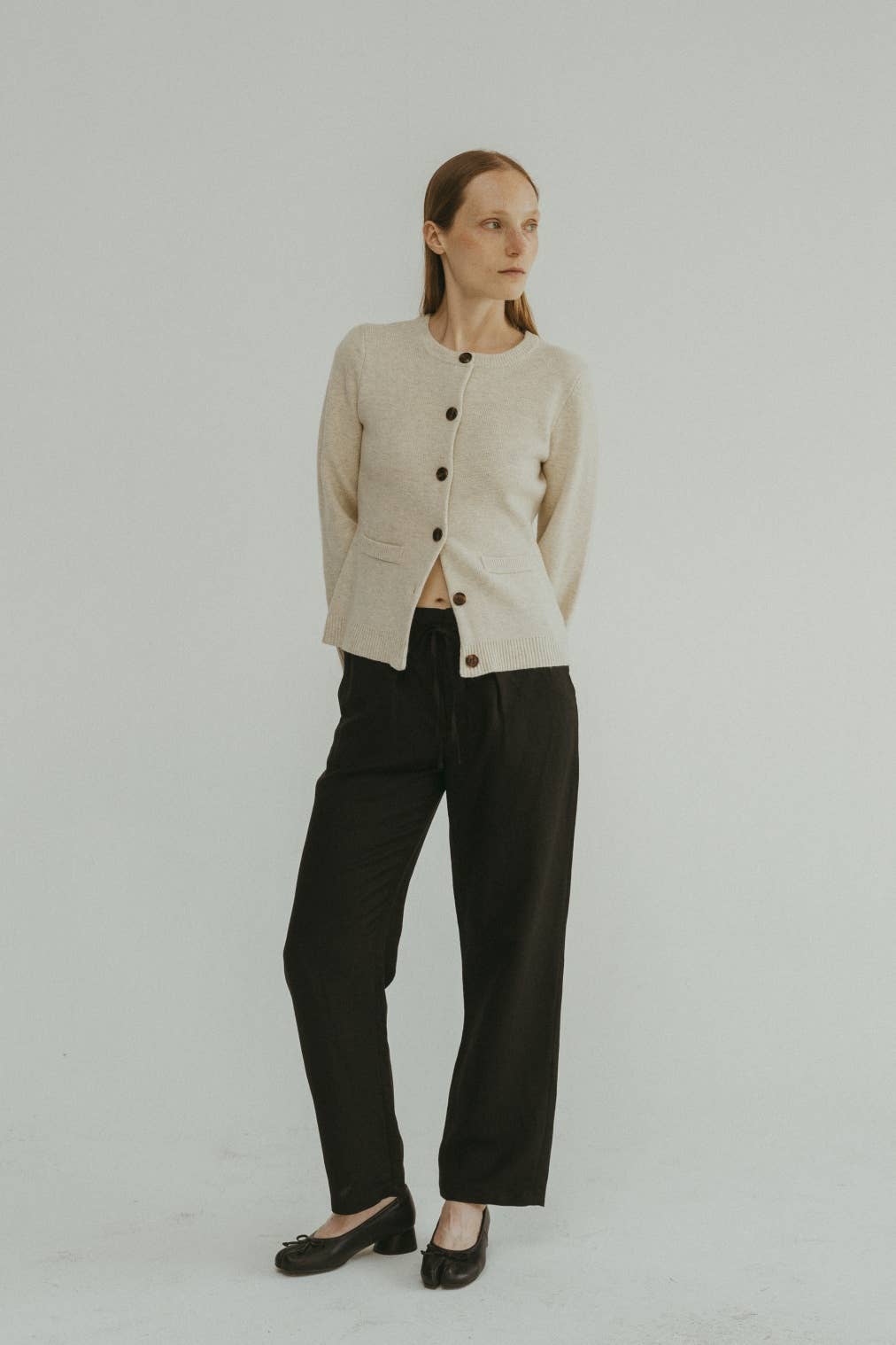 The Tyler Cardigan | Bell Sleeve Buttoned Cardigan