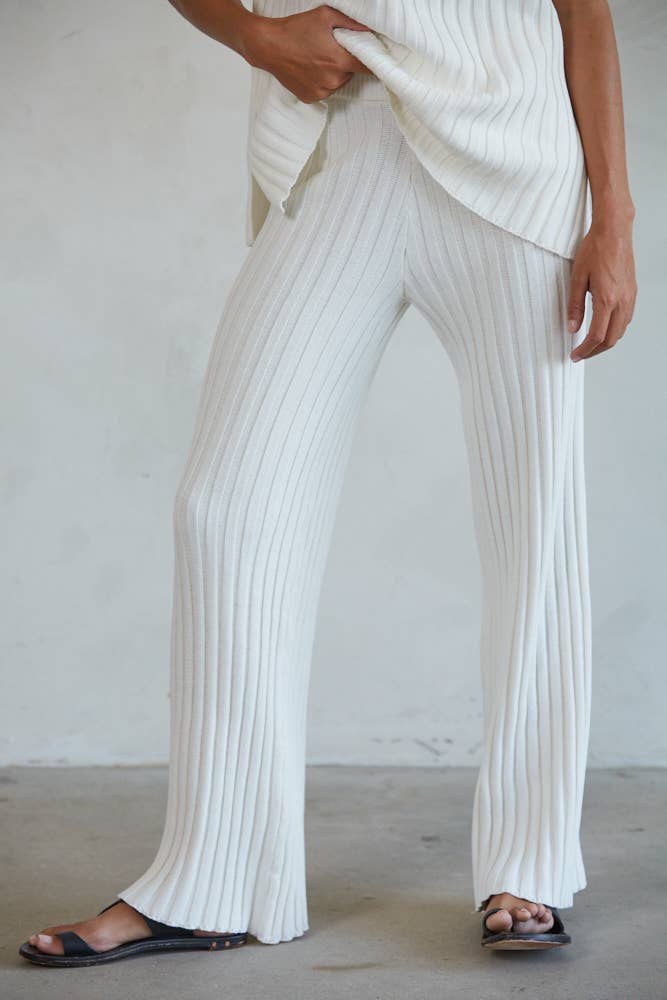 Berkley | Knit Sweater Cotton Ribbed Pants