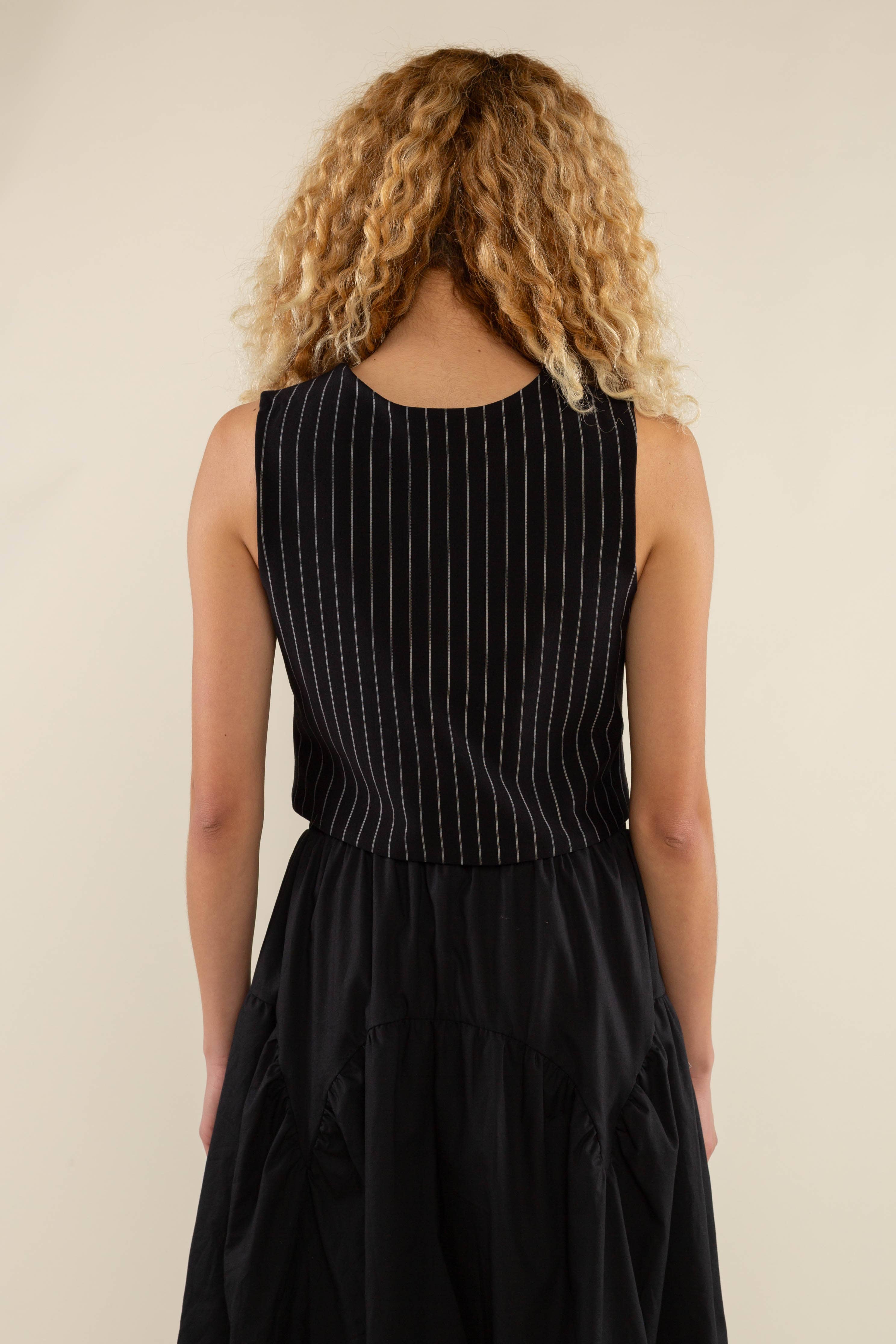 Oakley | Pinstripe Square Neck Tank Vest