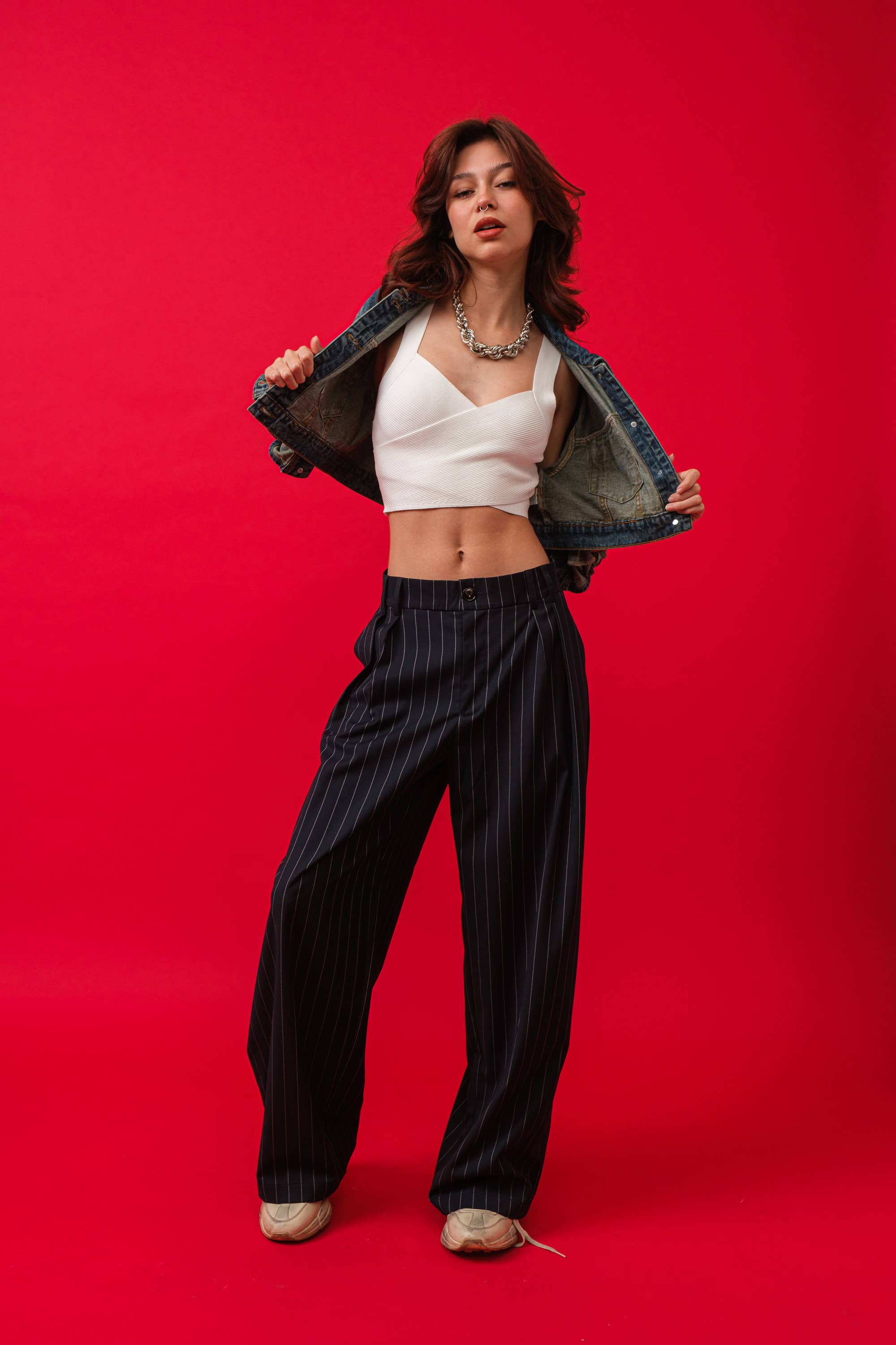 Calla | Denim Crop Jacket