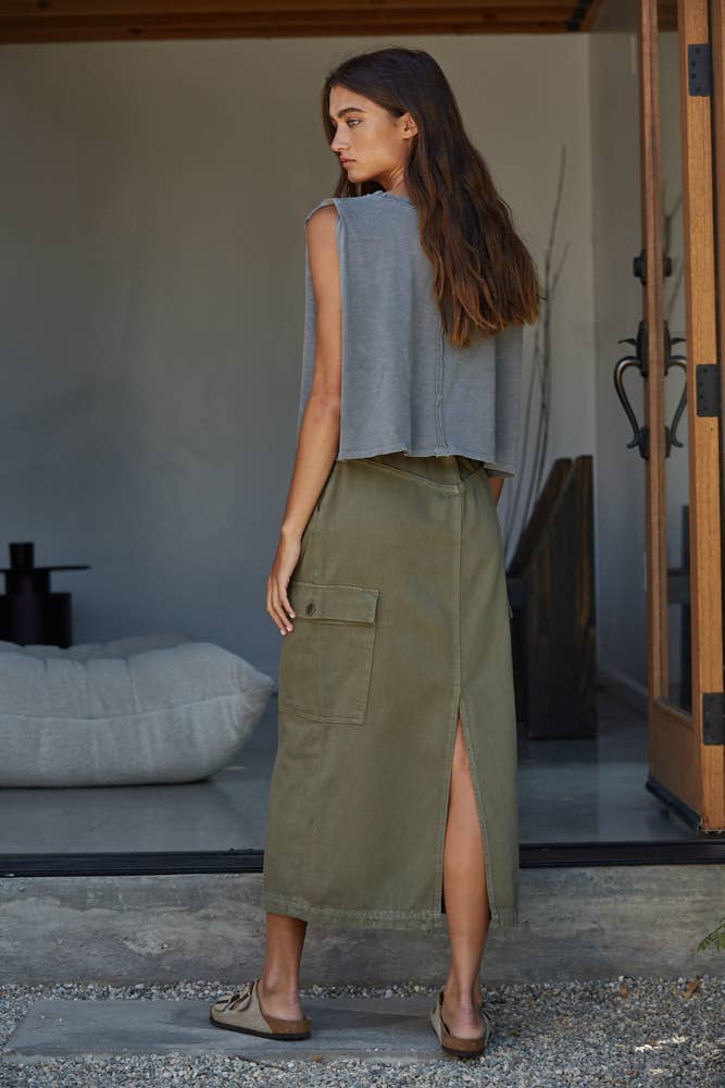 Knit Cotton Tank Top