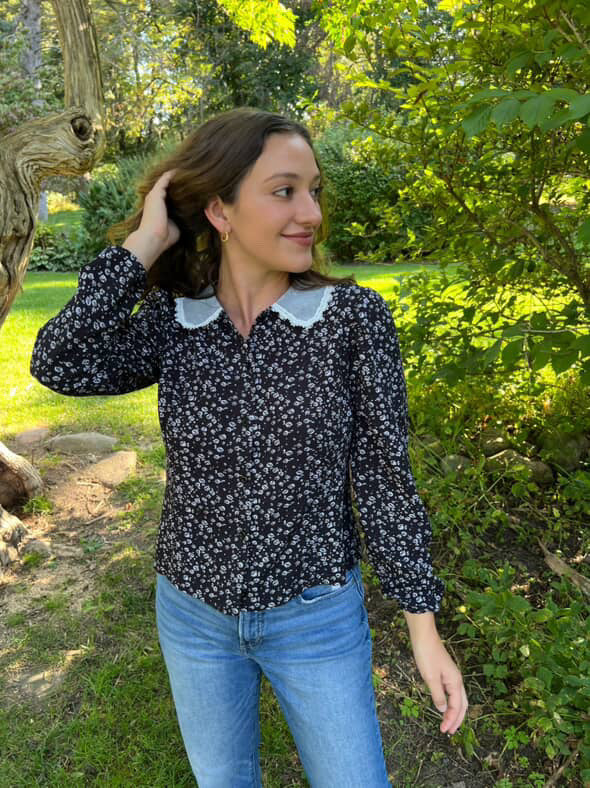 Bernice | Lottie Floral Long Sleeve Blouse