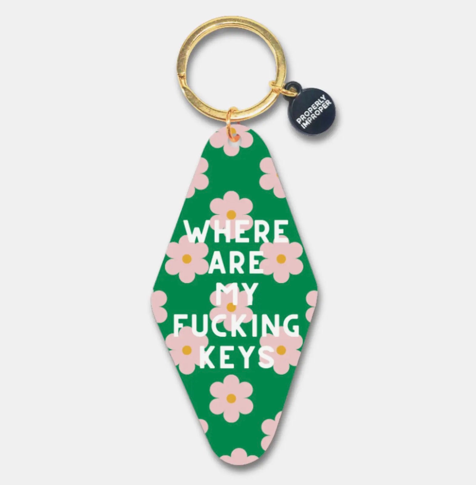“Where are My Fucking Keys” Keychain