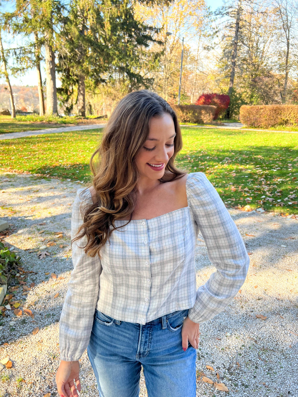 Molly | Plaid Top