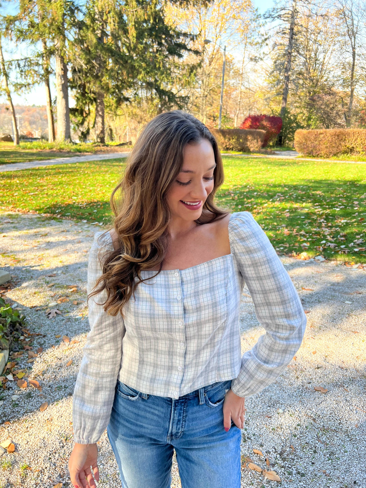 Molly | Plaid Top
