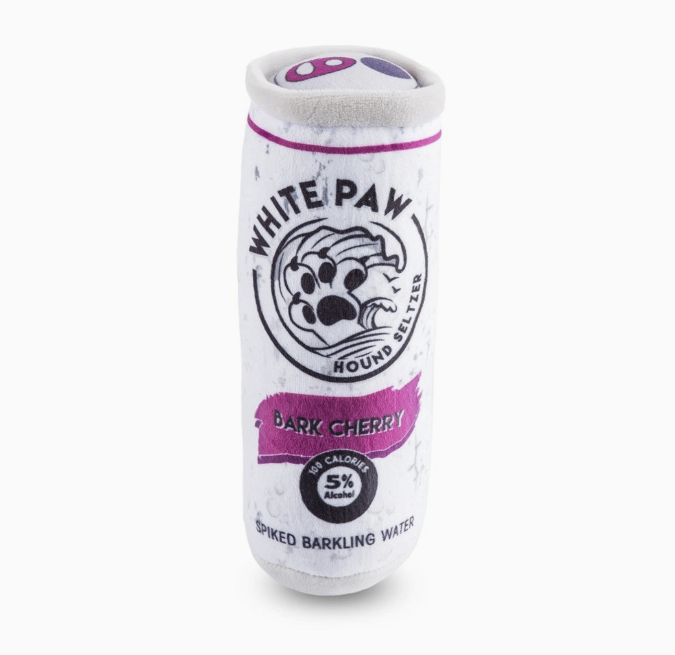 White Paw - Bark Cherry Squeaker Dog Toy
