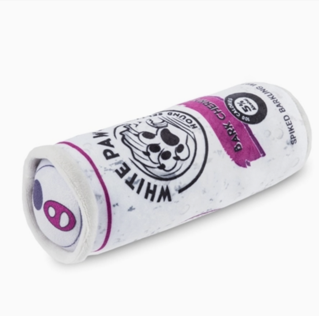 White Paw - Bark Cherry Squeaker Dog Toy