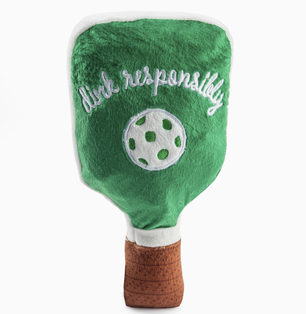 Green Stripe Pickleball Paddle By Haute Diggity Dog