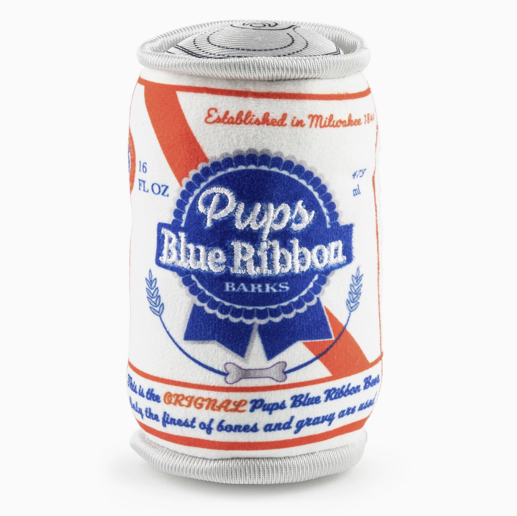 Pups Blue Ribbon Squeaker Dog Toy