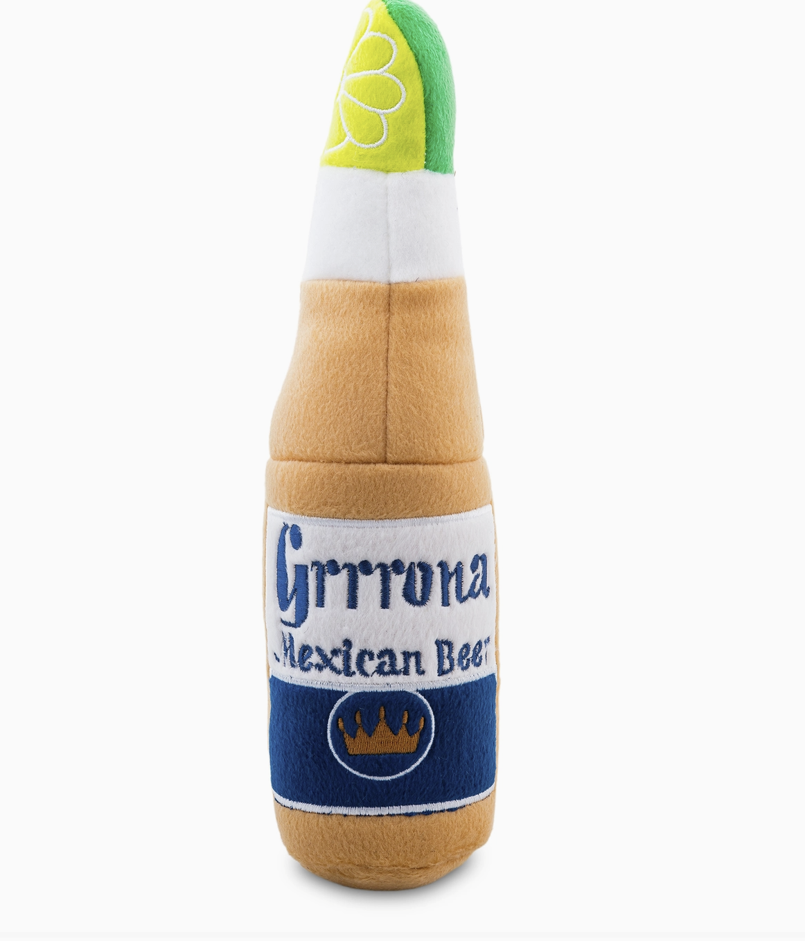 Grrrona Beer Bottle Toy Squeaker Dog Toy