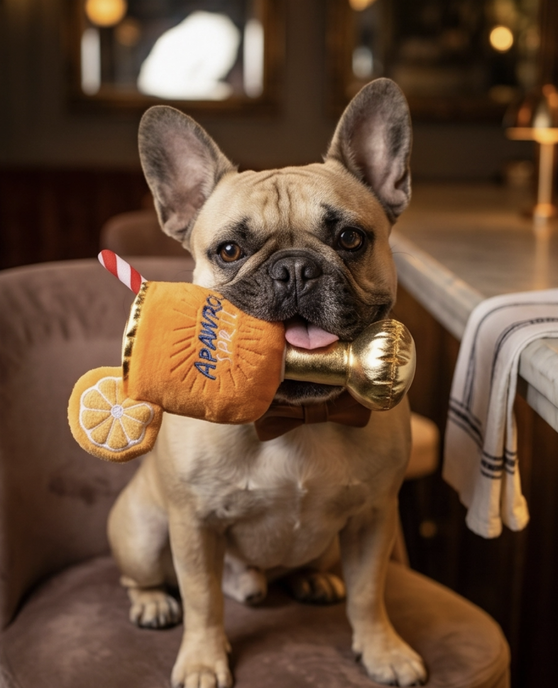 Apawrol Spritz Squeaker Dog Toy