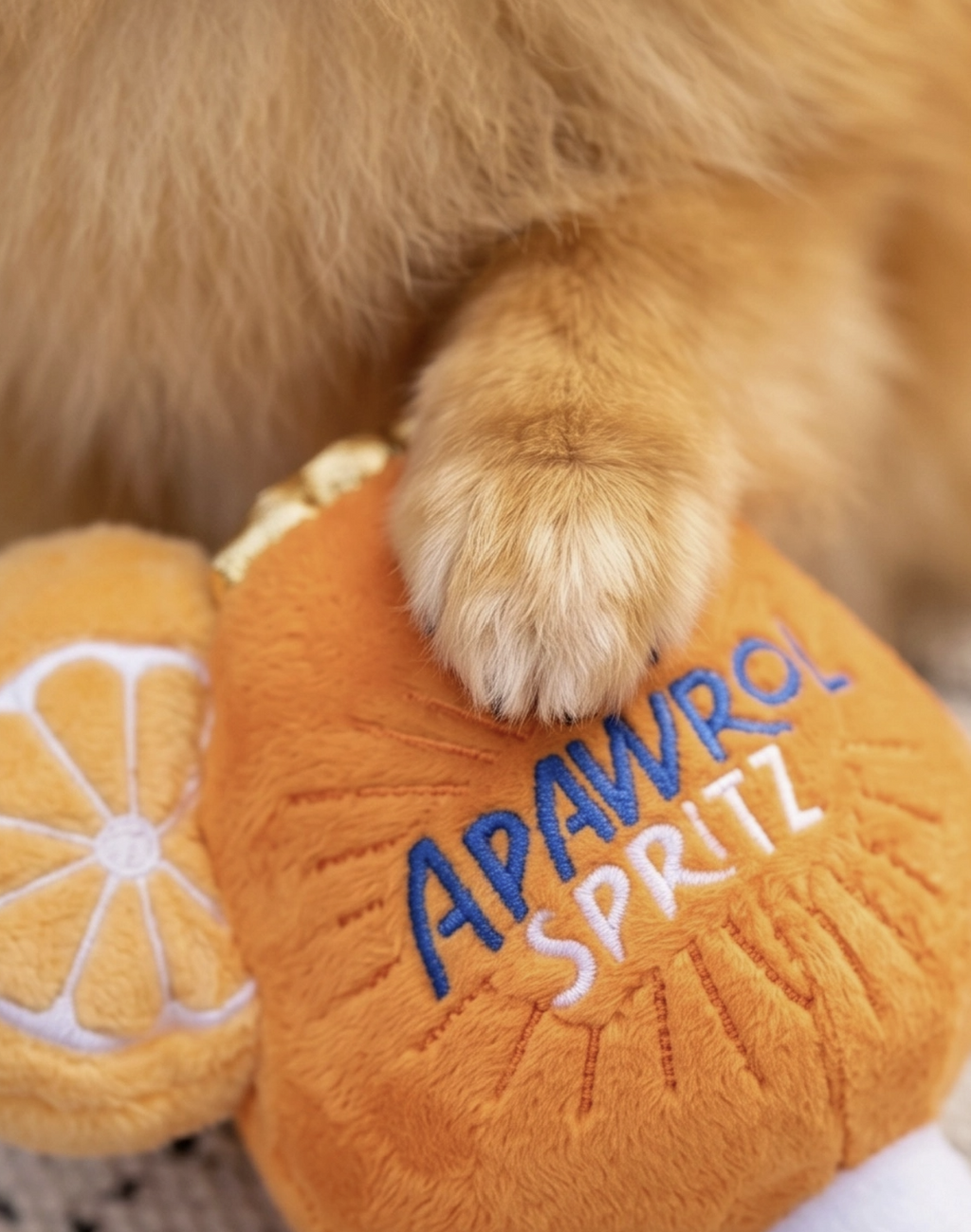 Apawrol Spritz Squeaker Dog Toy