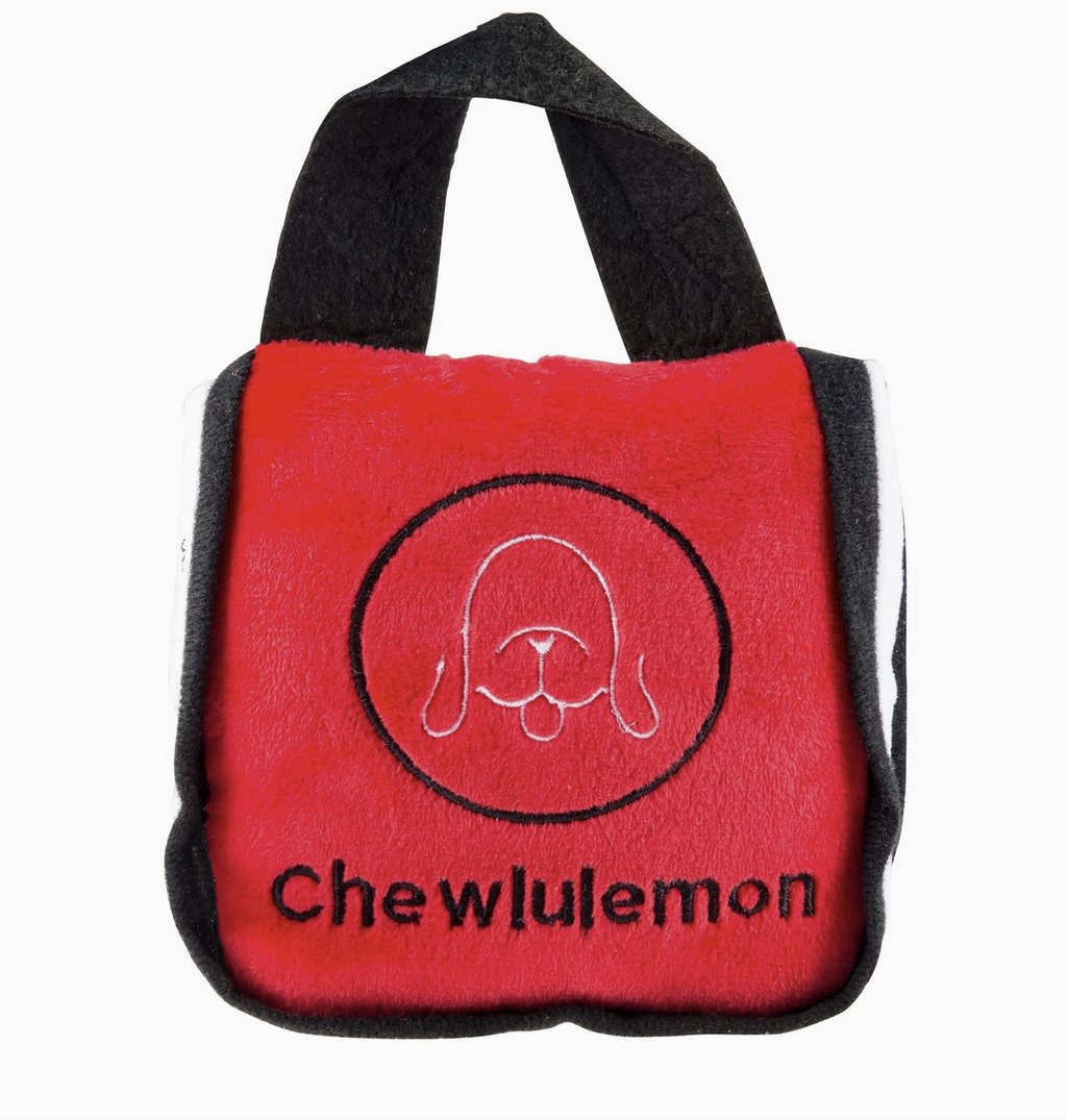 Chewlulemon Tote Bag Squeaker Dog Toy
