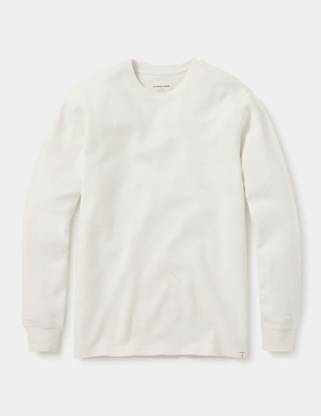 Zachary | Vintage Thermal Crew in Ivory