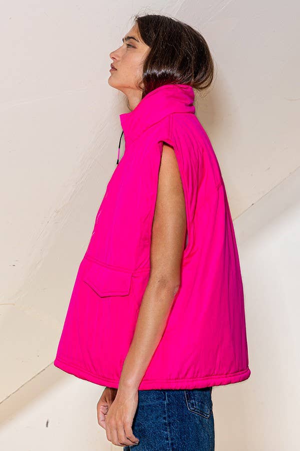 Oversized Silhouette Puffer Vest