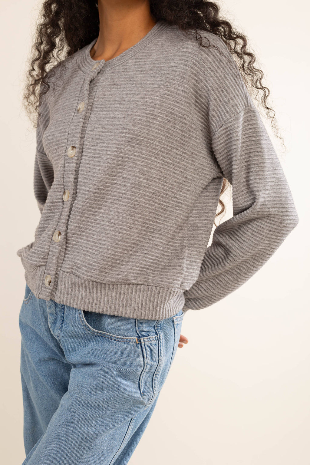 Jos | Heavy Rib Cardigan