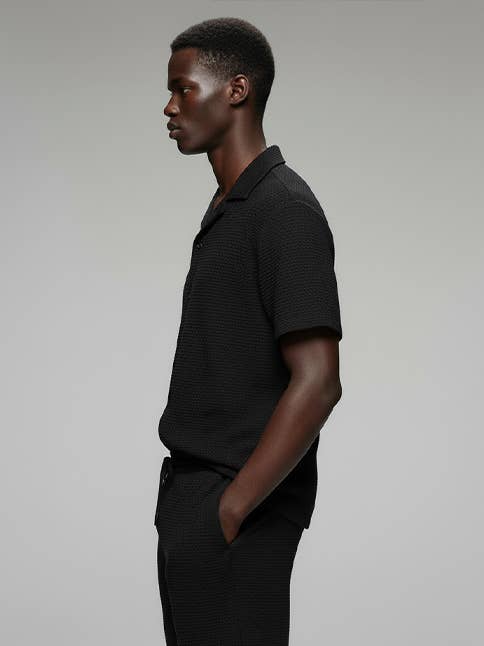Knox | Crochet Short Sleeve Shirt