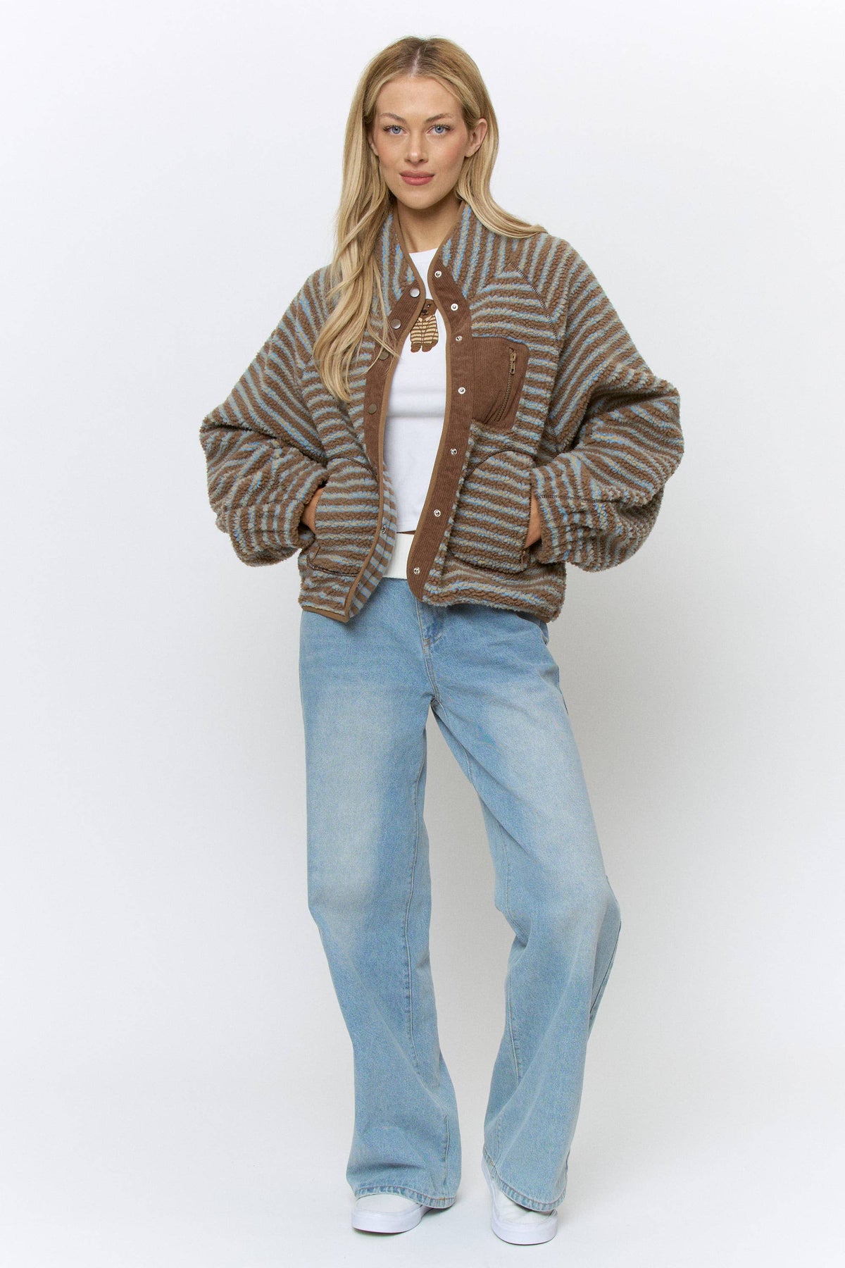 Maggie | Oversized Fleece Jacket