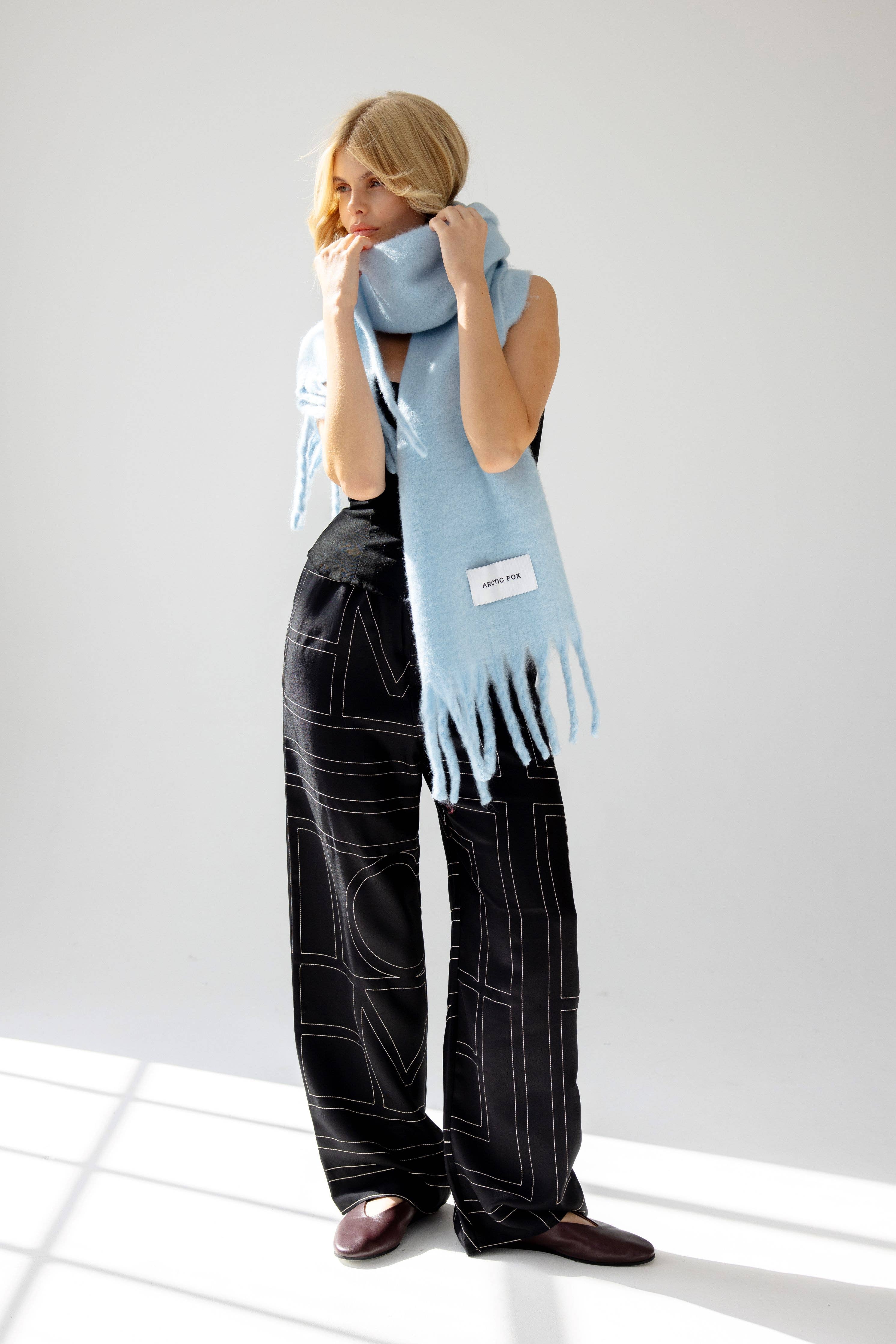 The Stockholm Scarf | 100% Recycled - Glacier Blue