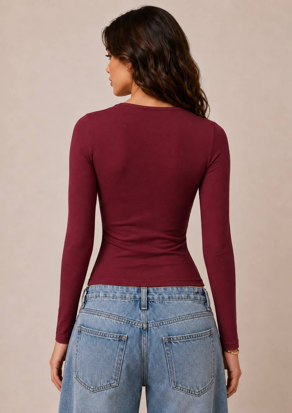Sweetheart | Ruched Long Sleeve Top