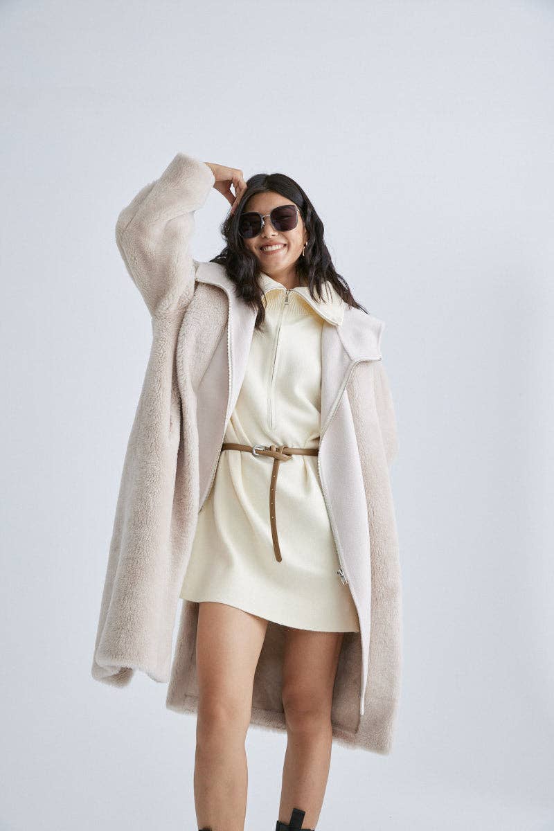 Glacier | Faux Shearling Coat