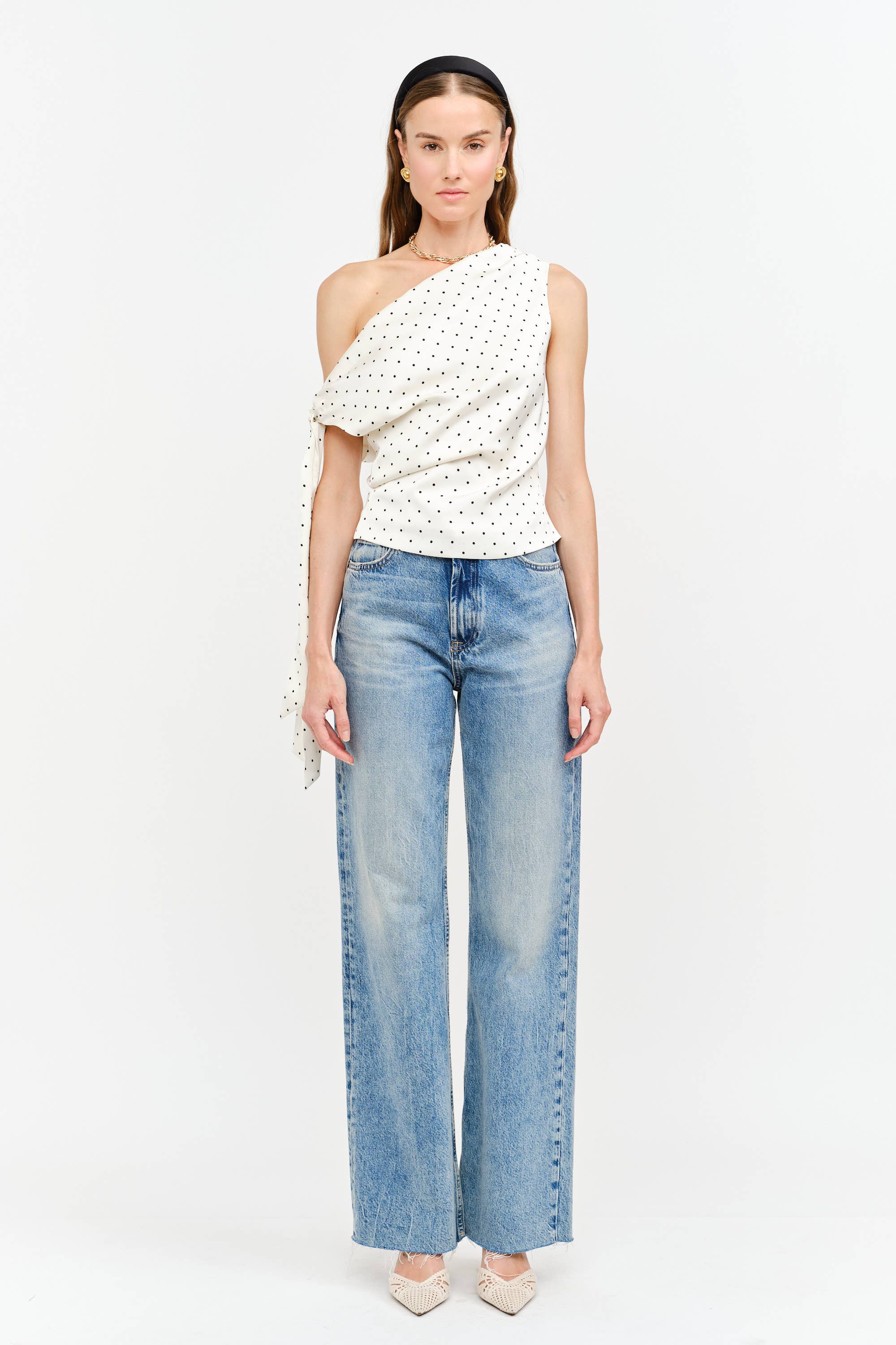 Celestine | Polka Dot Top