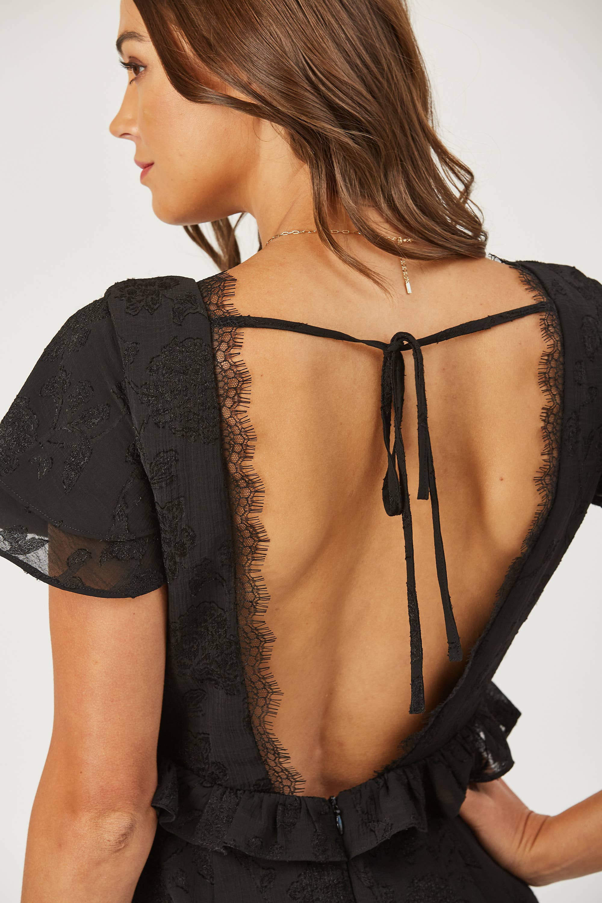 Aubrey | Tiered Burnout Maxi Dress