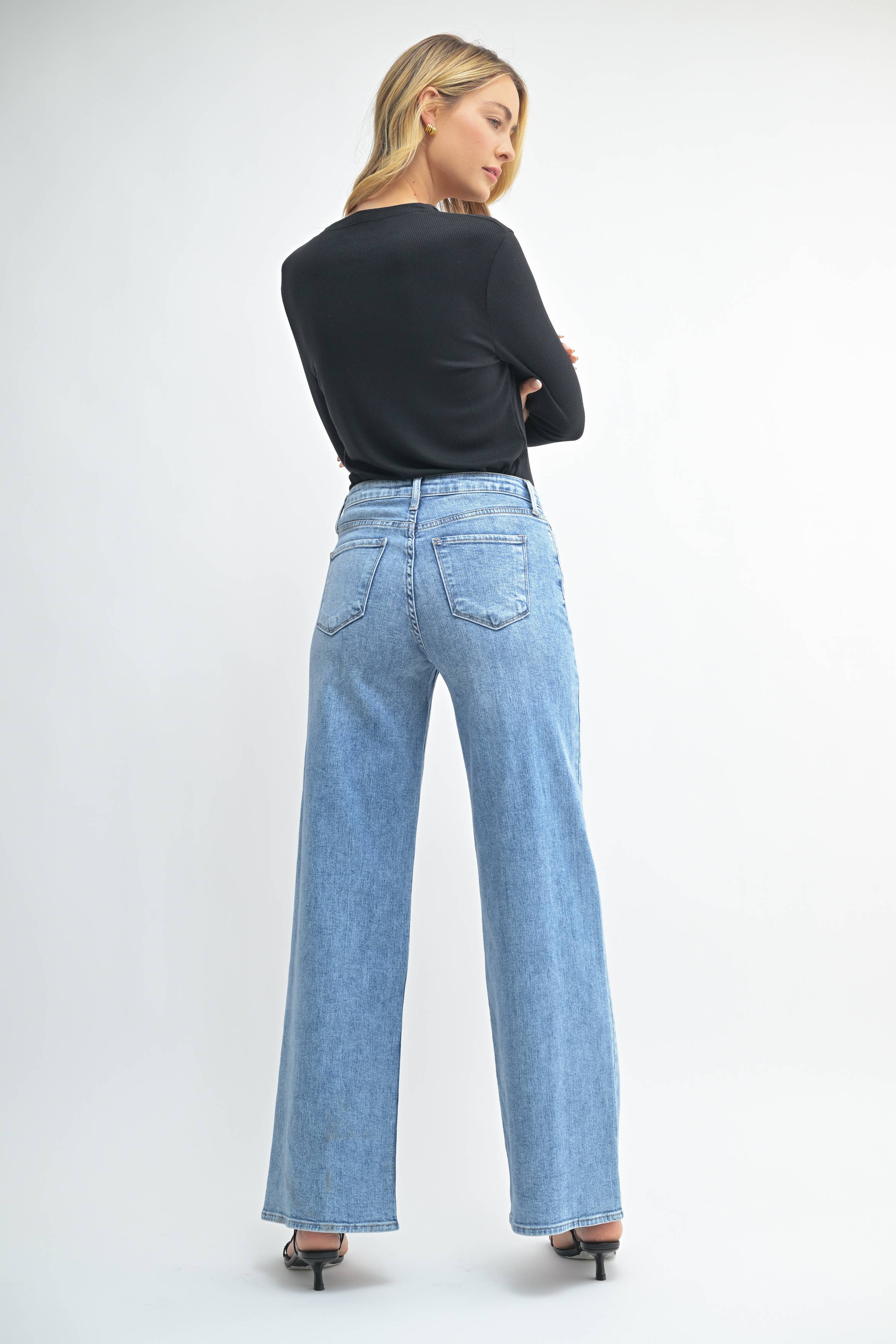 Scottie | Stretchy Wide Leg