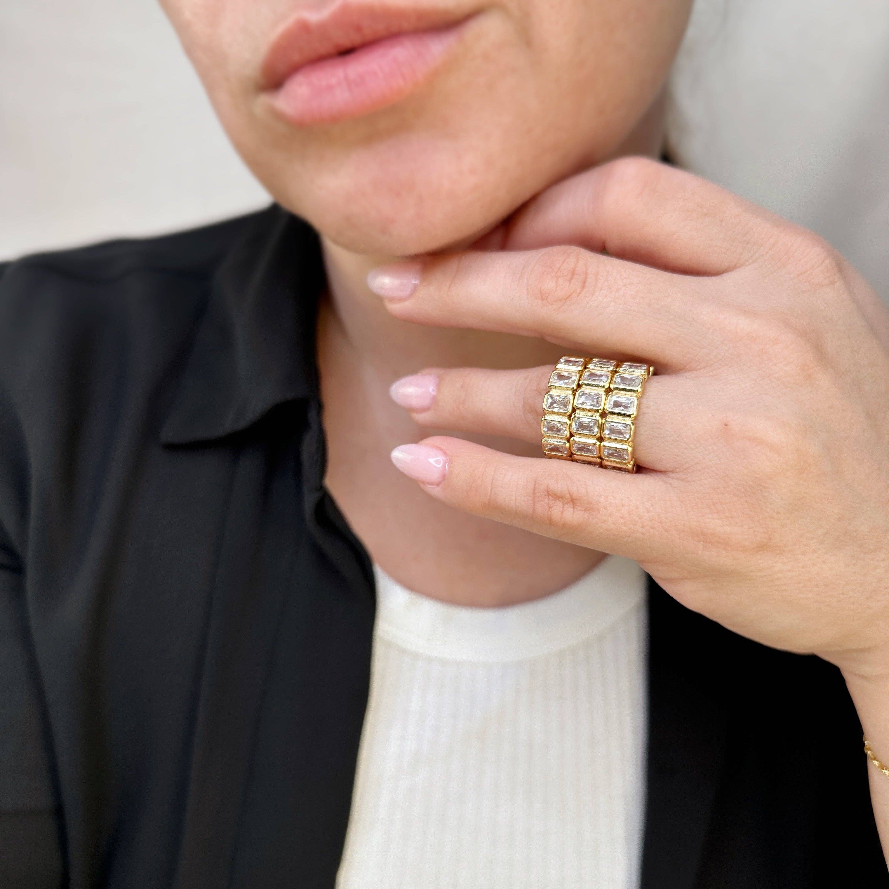 Chunky Eternity Band Ring