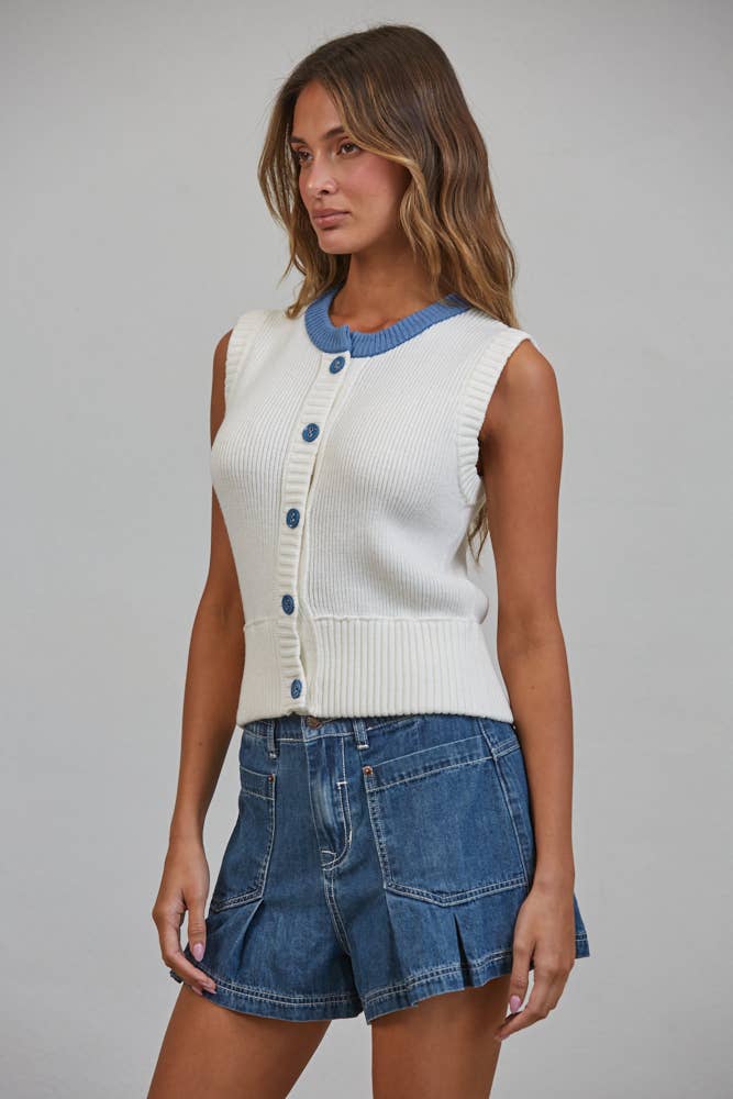 Hampton | Button Down Sweater Vest
