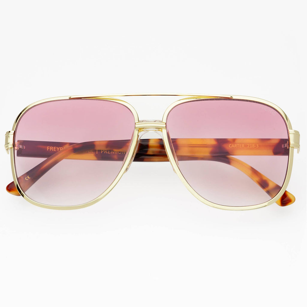 Carter Unisex Aviator Sunglasses