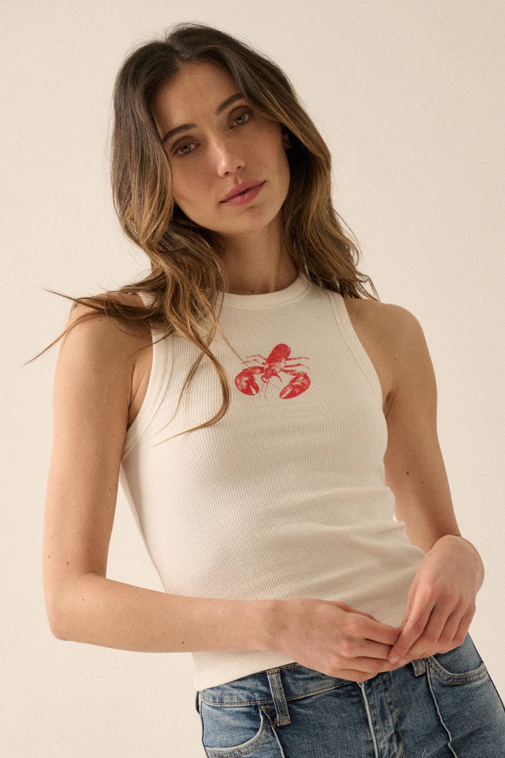 Lobster | Vintage-Wash Graphic Tank