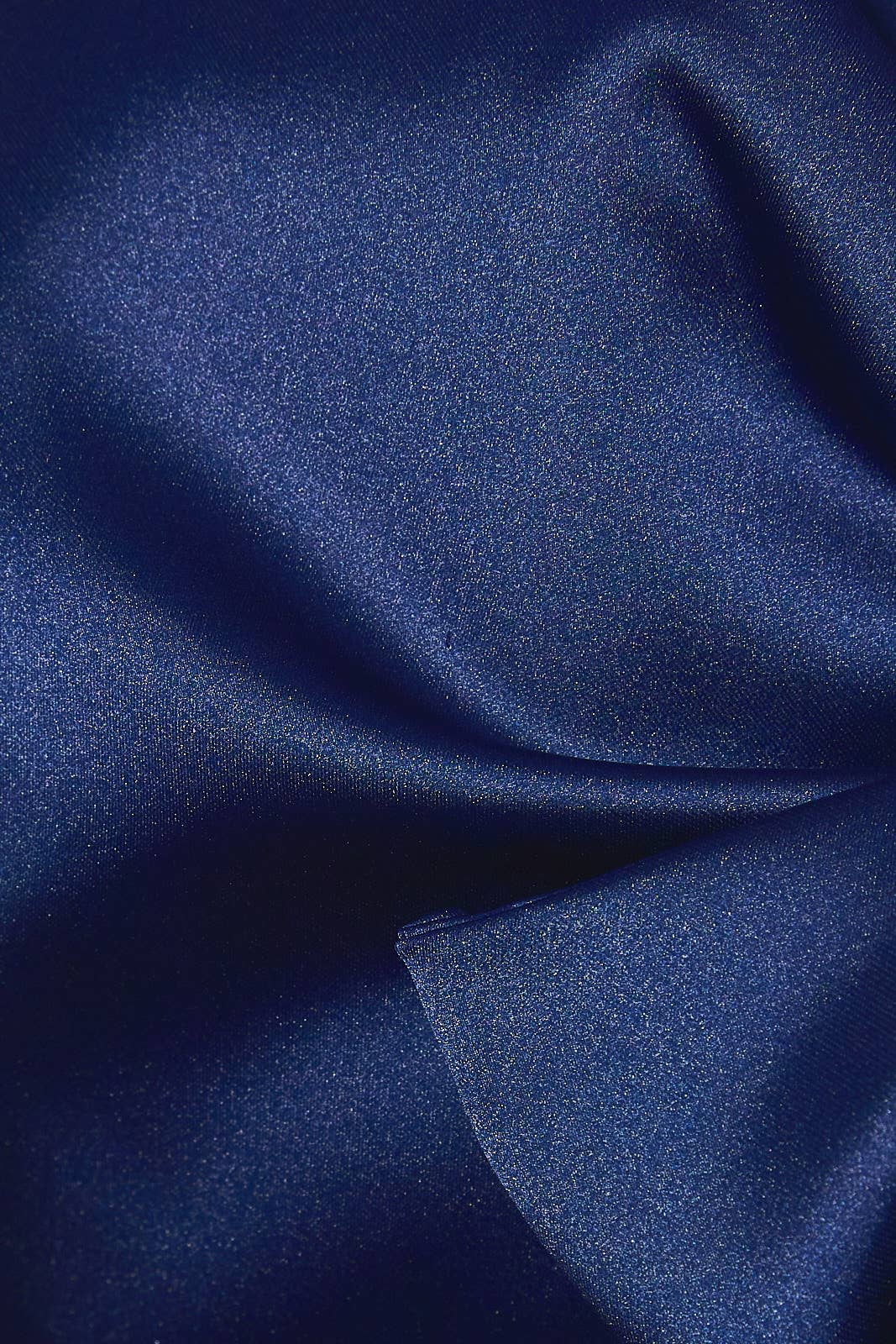 Lolly | Mock Neck Tie Back Satin A-Line Mini Dress