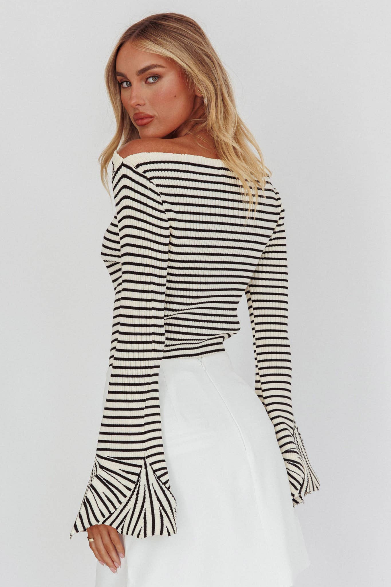 Cosette | Long Sleeve Striped Sweater