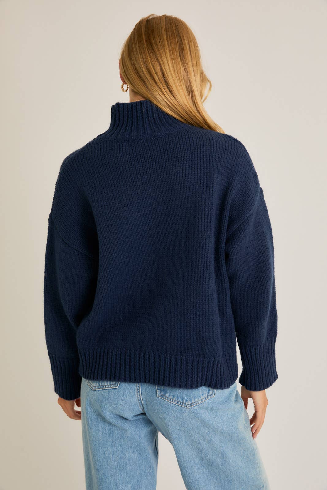 Après | High Neck Oversized Sweater Top