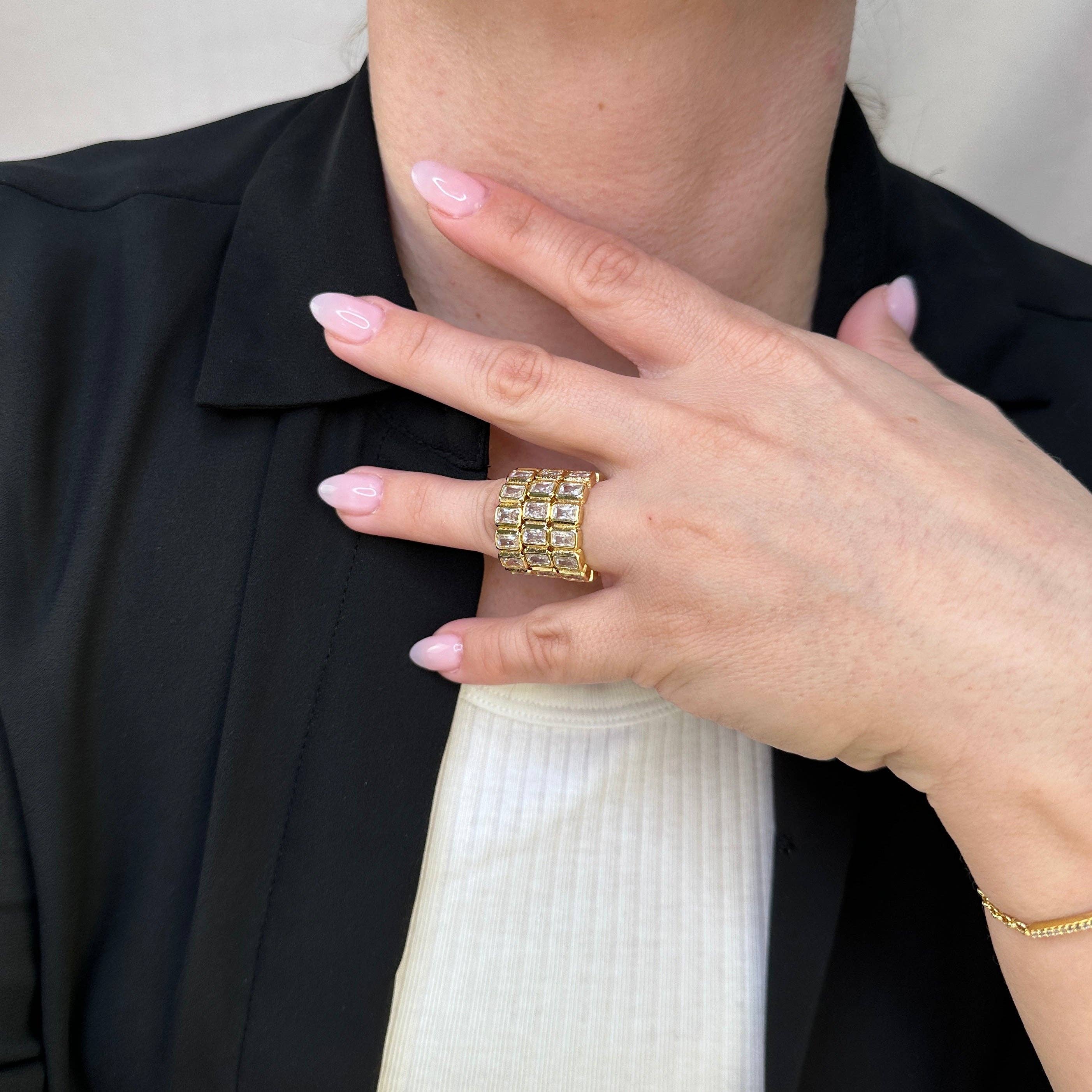 Chunky Eternity Band Ring
