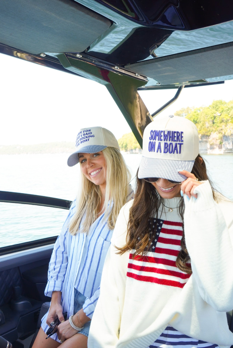 Somewhere On A Boat | Trucker Hat