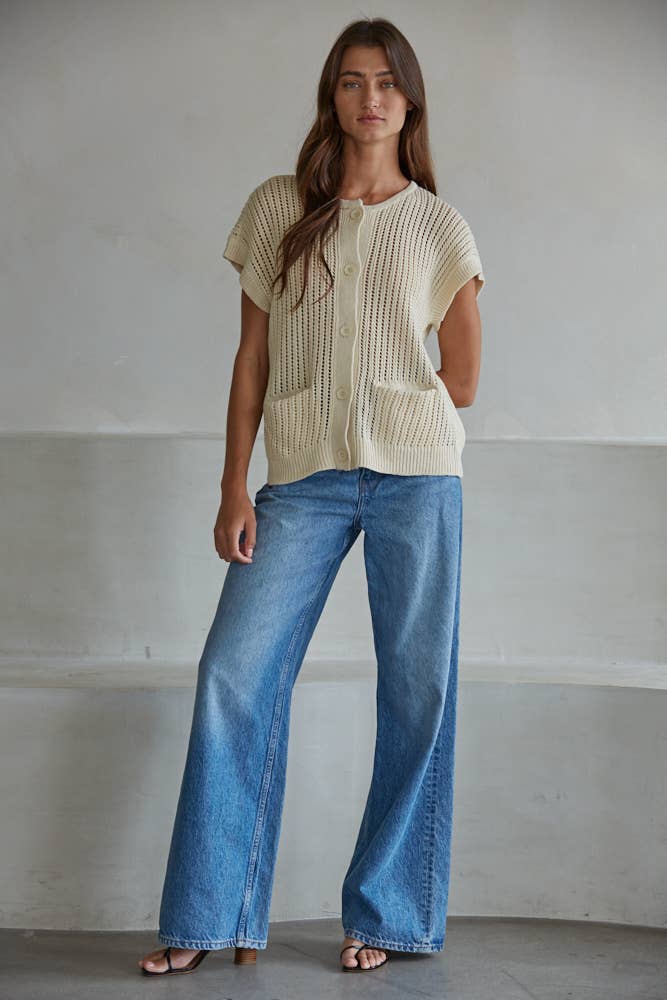 Ramie | Knit Sweater Cotton Cardigan