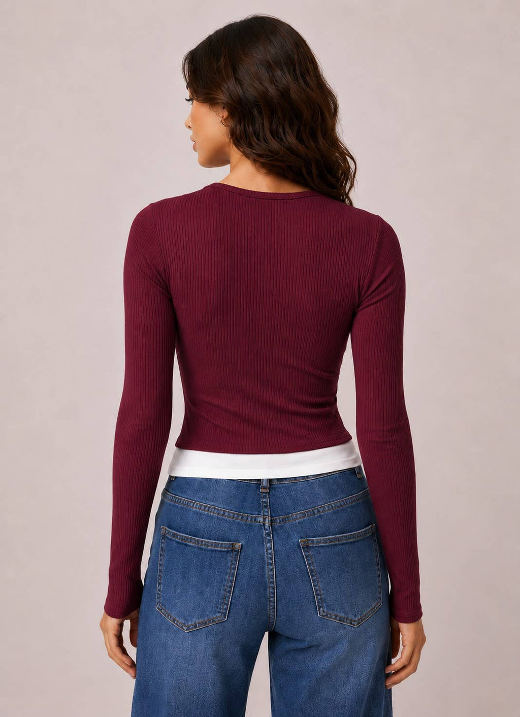 Riley | Layers with Bow Detail Long Sleeve Top