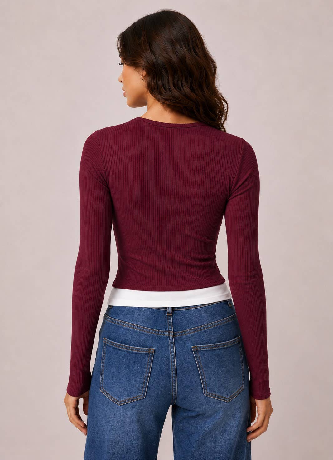 Riley | Layers with Bow Detail Long Sleeve Top