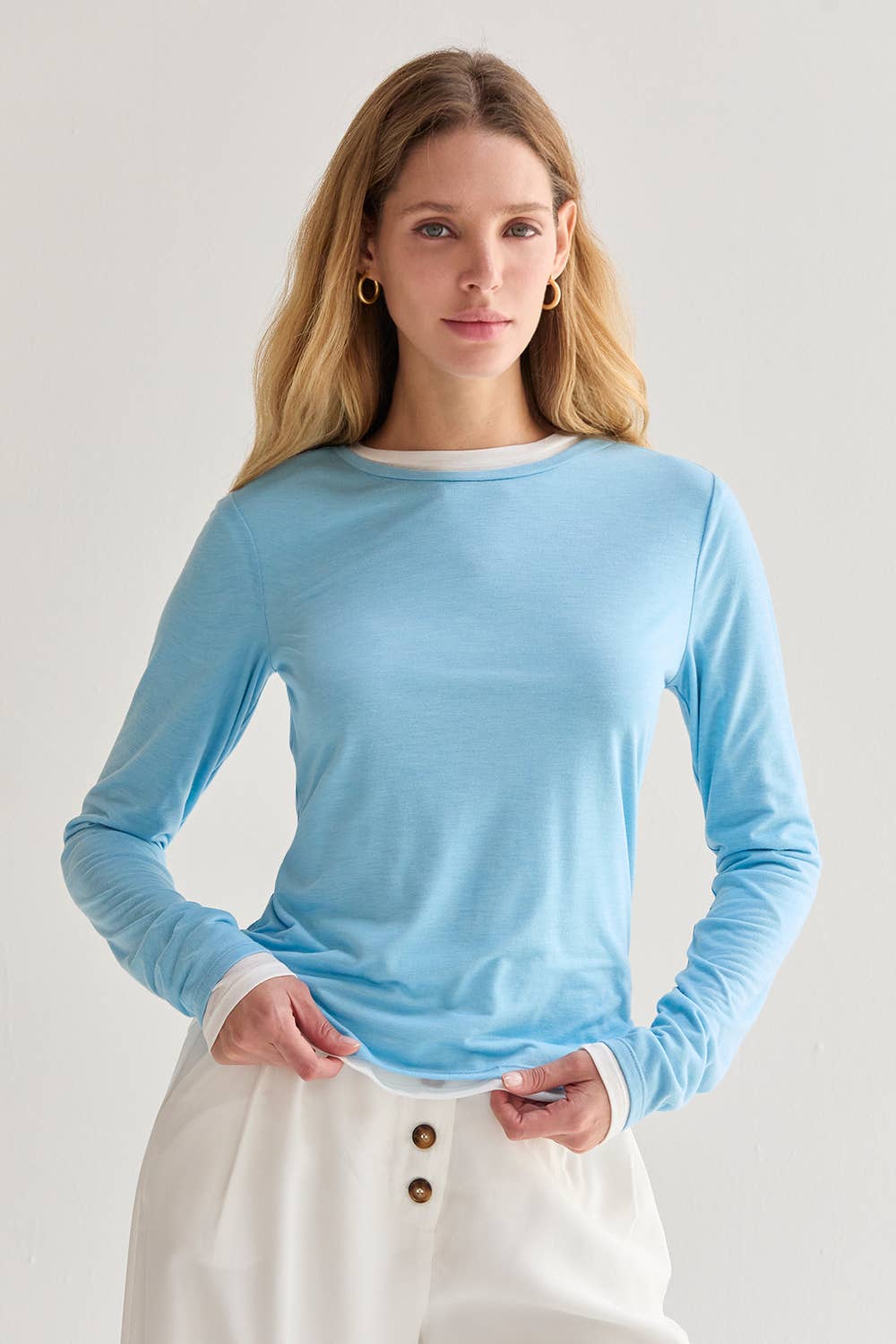 Olly | Two in One Long Sleeve Knit Top