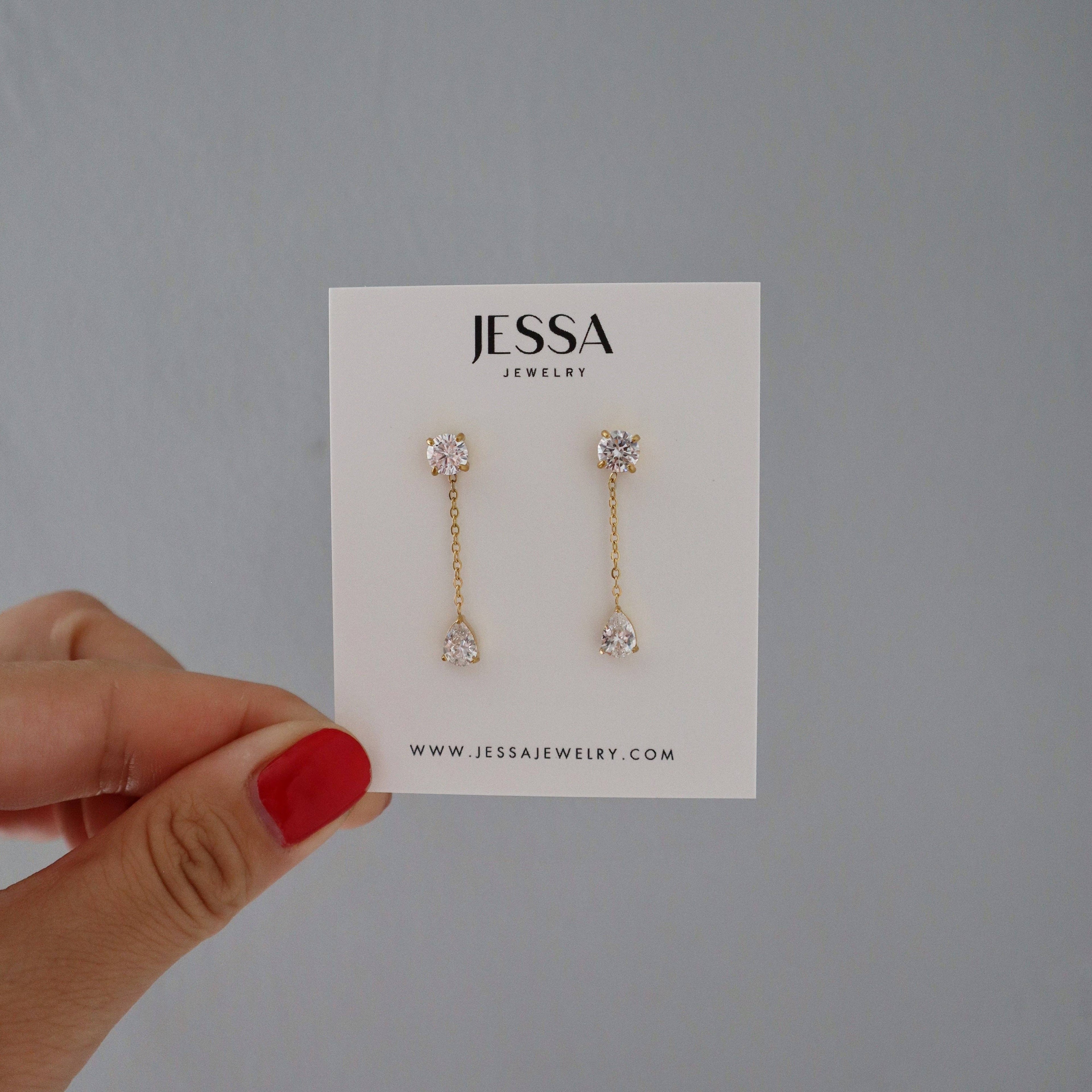 Dewdrop Earrings | Dainty Drop