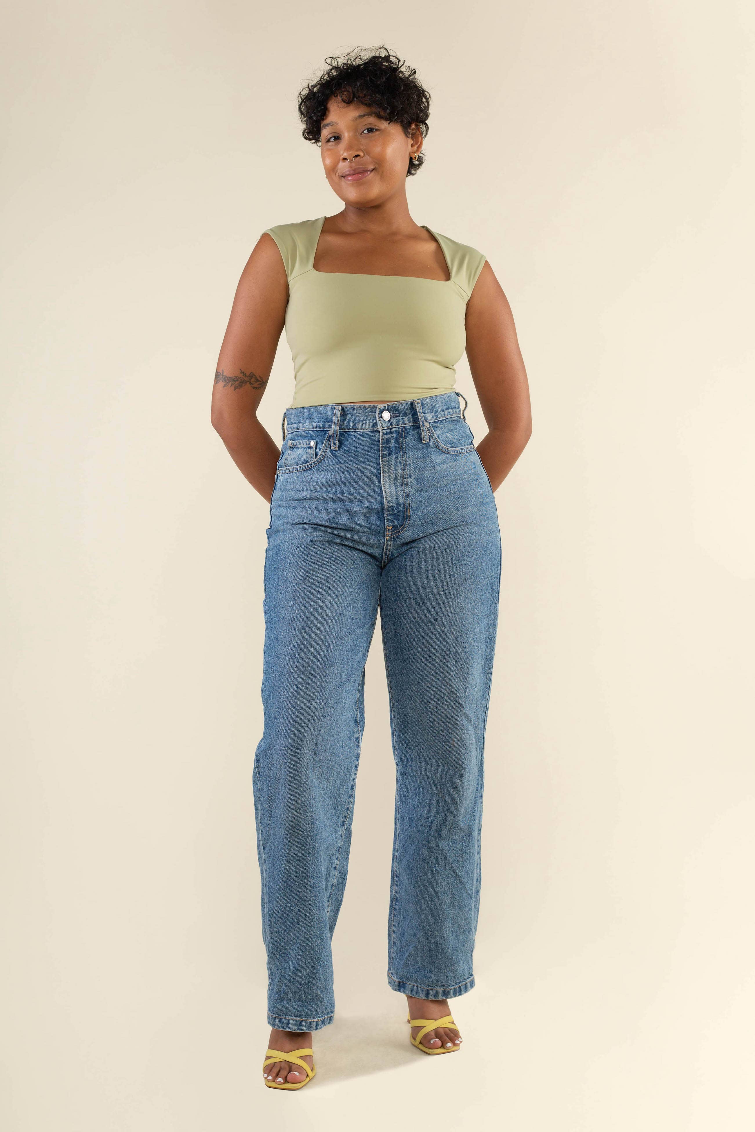 Laurel | Square Neck Top