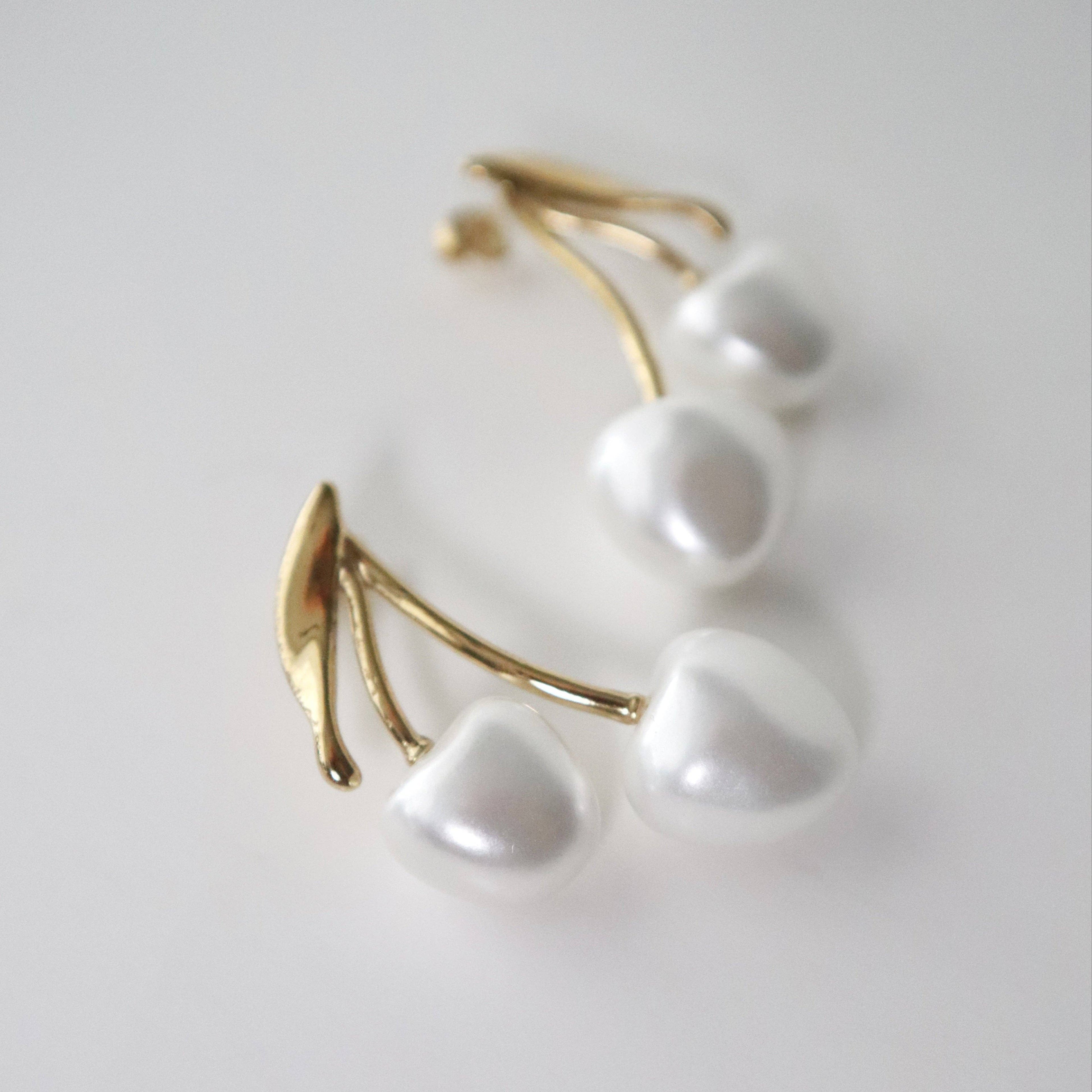 Cherry Pearl Earrings