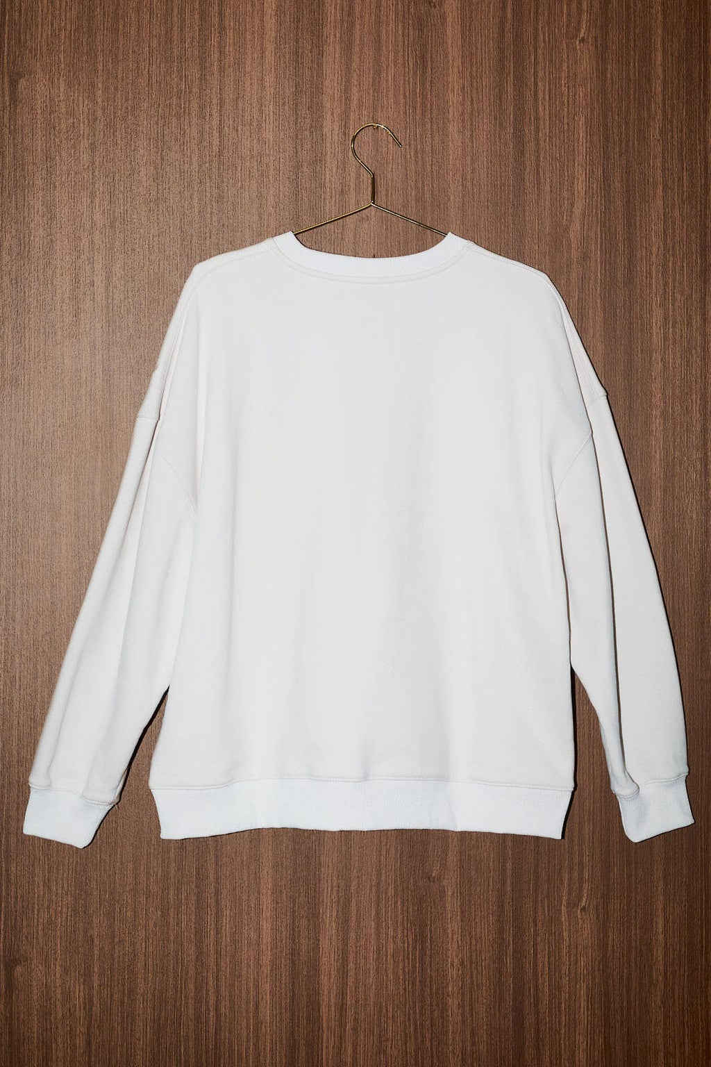 Pumpkin Patch | Embroidered Oversized Crew Neck Sweatshirt