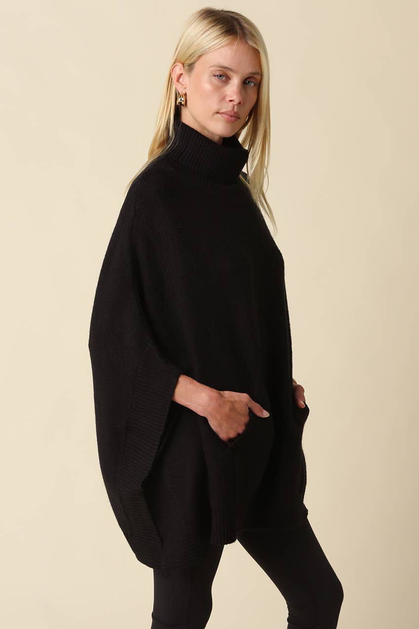 Emily | Oversized Poncho Sweater