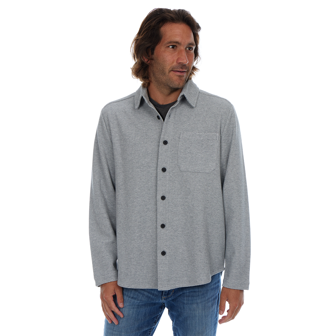 Crawford | Diagonal Textured Shacket