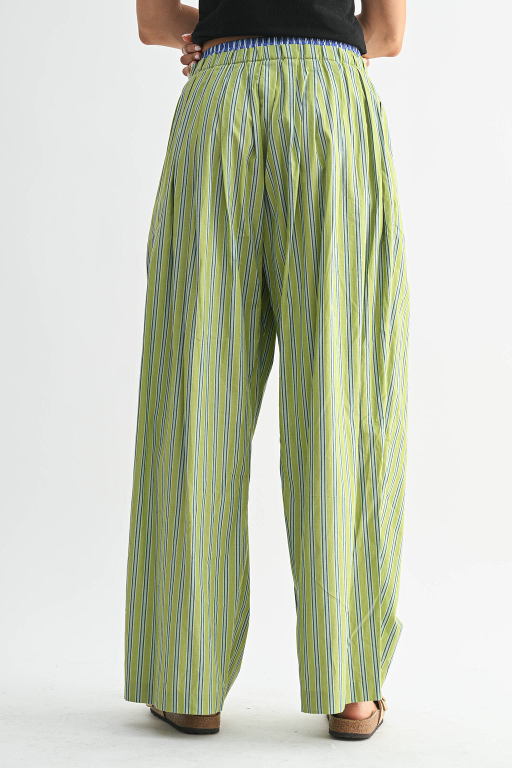 Birdie | Striped Wide-Leg Trousers