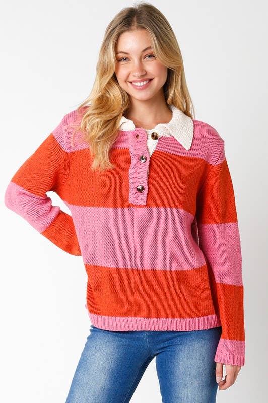 Faith | Chunky Striped Sweater